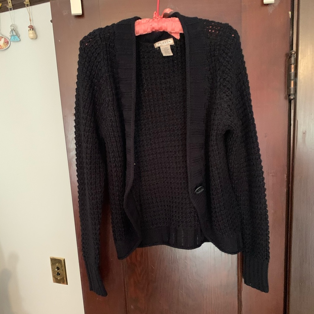 Black cardigan